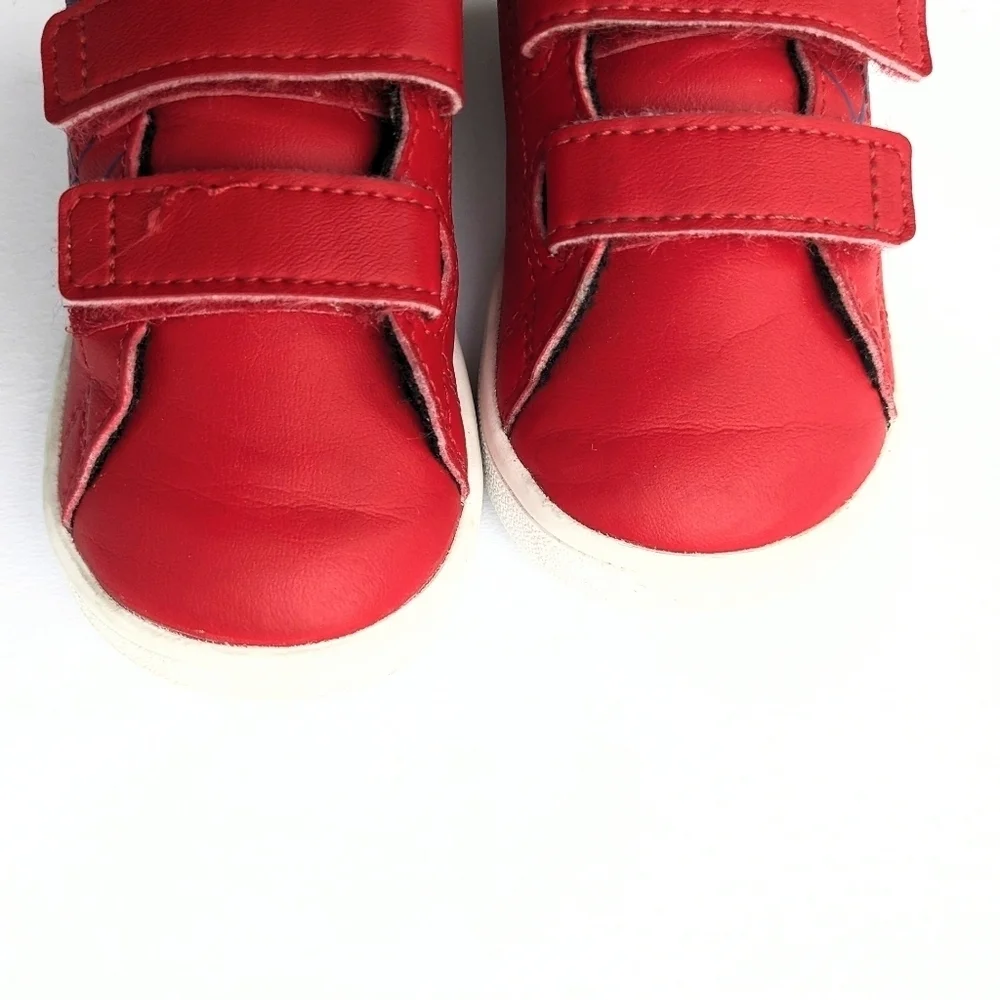 Adidas x Marvel Infant Advantage Spider-Man Hook-and-Loop Sneakers